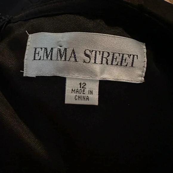 Emma Street beautiful black dress size 12 - Picture 13 of 15